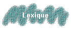 Lexique